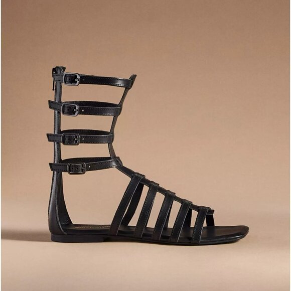Jeffrey Campbell Gladiator Black‎ Sandals - Size 8 - Picture 3 of 5